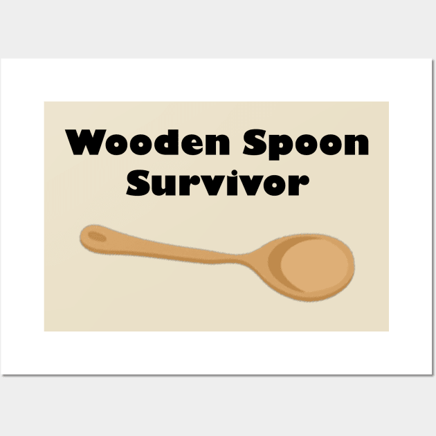 Wooden Spoon Survivor Wall Art by Snoot store